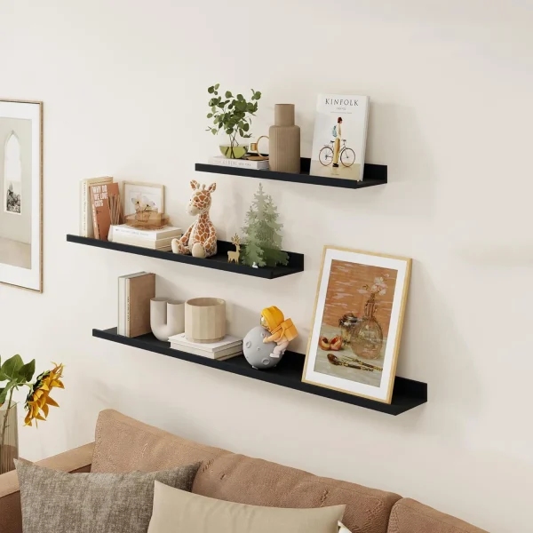 Aluminum Alloy Floating Living Room Shelf